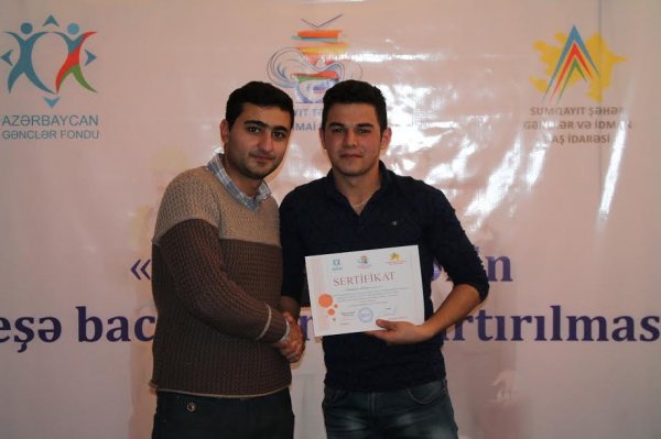 Sumqayıtda “USTA” gənclərin peşə bacarıqlarının artırılması layihəsi davam edir – FOTOLAR Sumqayıtda “USTA” gənclərin peşə bacarıqlarının artırılması layihəsi davam edir – FOTOLAR