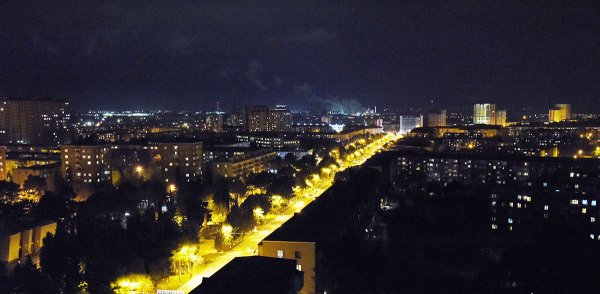 Sumqayıtın yeni il öncəsi möhtəşəm gecə görüntüləri – FOTOLAR