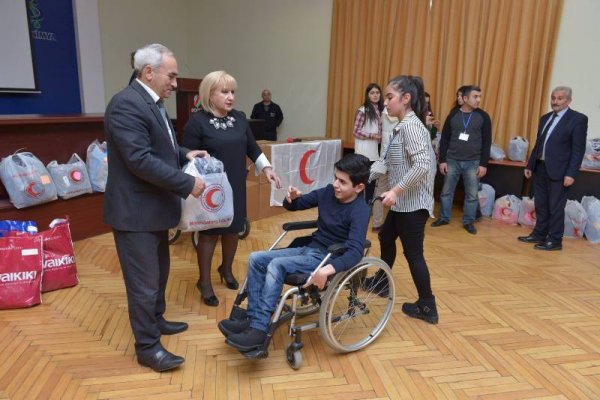 Sumqayıtda xeyriyyə aksiyasına yekun vurulub -FOTOLAR