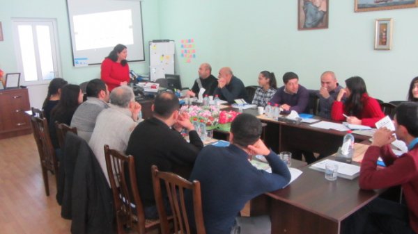 Sumqayıtda “İnsan alveri ilə mübarizədə media işçilərin rolu” mövzusunda təlim keçirilib - FOTO