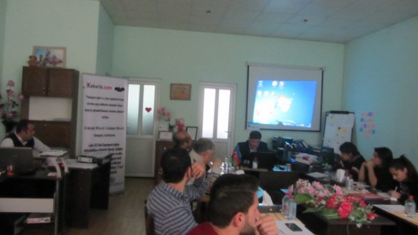 Sumqayıtda “İnsan alveri ilə mübarizədə media işçilərin rolu-hüquqi aspektlər” mövzusunda təlim keçirilib - FOTOLAR