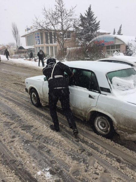 Azərbaycan polisini bir də belə görün - FOTO/VİDEO