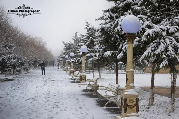 Qarlı Sumqayıt – FOTOLAR