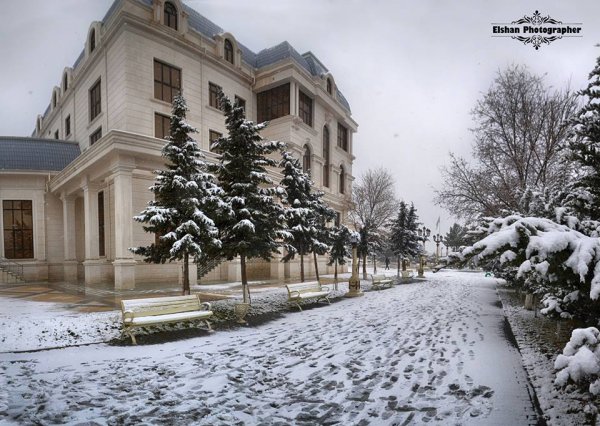 Qarlı Sumqayıt – FOTOLAR