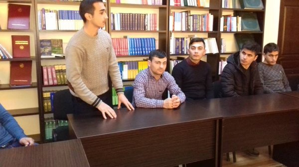 Sumqayıtda SDU tələbələri ilə "İslam həmrəyliyi" mövzusunda müzakirələr oldu Sumqayıtda SDU tələbələri ilə "İslam həmrəyliyi" mövzusunda müzakirələr oldu