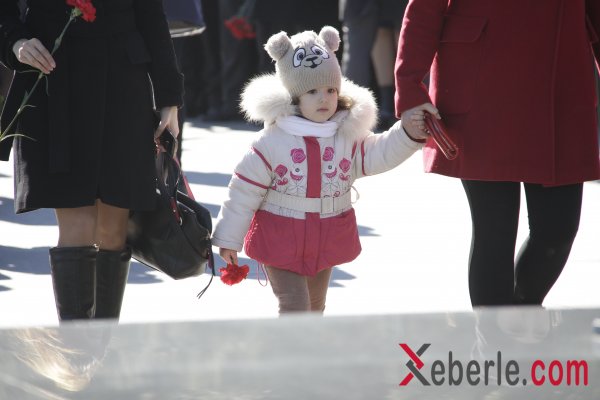 Sumqayıtda Xocalı qurbanları anıldı – FOTOLAR