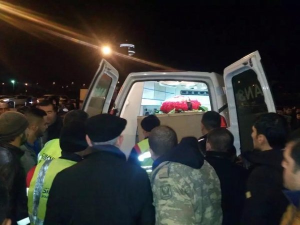 Şəhid baş leytenantın cənazəsi Ordubada yola salındı (FOTO)