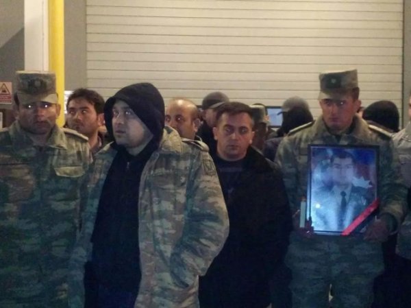 Şəhid baş leytenantın cənazəsi Ordubada yola salındı (FOTO)