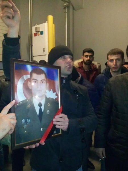 Şəhid baş leytenantın cənazəsi Ordubada yola salındı (FOTO)