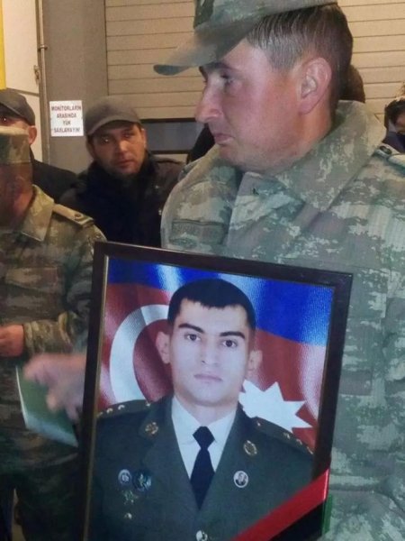 Şəhid baş leytenantın cənazəsi Ordubada yola salındı (FOTO)