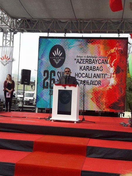 Xocalı soyqırımı qurbanlarının xatirəsi İzmirin Bornova bölgəsində anılıb - FOTOLAR