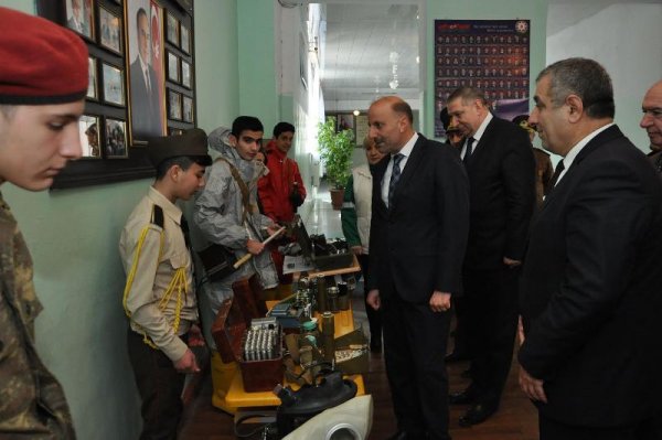 Sumqayıtda  "Ümumdünya Mülki Müdafiə Günü" münasibəti ilə tədbir keçirilib - FOTOLAR