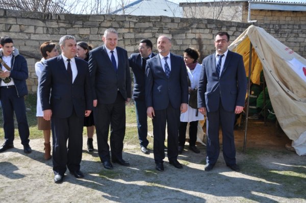 Sumqayıtda  "Ümumdünya Mülki Müdafiə Günü" münasibəti ilə tədbir keçirilib - FOTOLAR