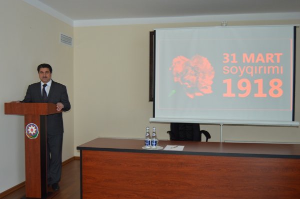 Sumqayıt Regional Mədəniyyət və Turizm idarəsi tərəfindən 31 Mart Azərbaycanlıların soyqırımı gününə dair siilsilə tədbirlər keçirilib - FOTOLAR