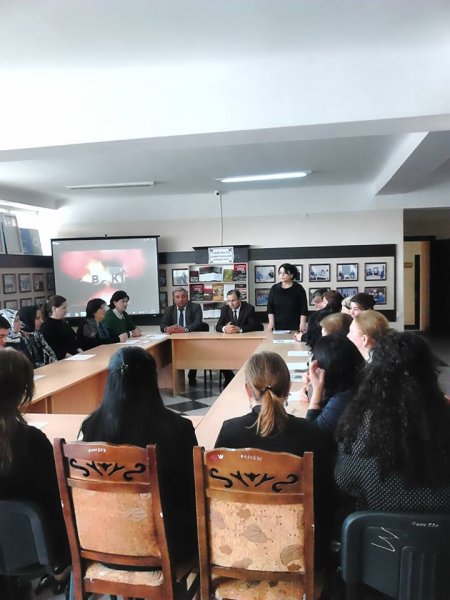 Sumqayıt Regional Mədəniyyət və Turizm idarəsi tərəfindən 31 Mart Azərbaycanlıların soyqırımı gününə dair siilsilə tədbirlər keçirilib - FOTOLAR