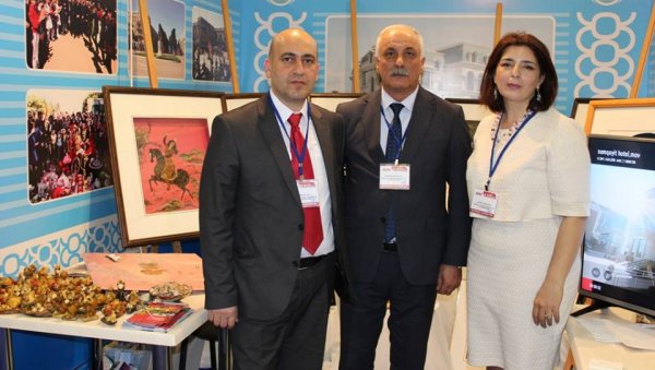 Sumqayıt Regional Mədəniyyət və Turizm idarəsi Beynəlxalq sərgidə - FOTOLAR
