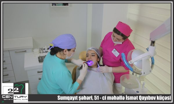 Sumqayıtda estetik gözəlliyin tək ünvanı - "22-ci Əsr " Estetik Stomatoloji Klinika (R) Sumqayıtda estetik gözəlliyin tək ünvanı - "22-ci Əsr " Estetik Stomatoloji Klinika (R)