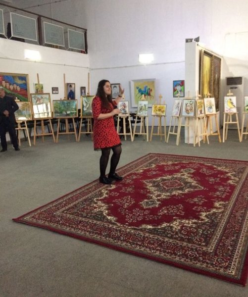 Sumqayıtda “Yaz sevincləri” adlı rəsm sərgisi təşkil olunub - FOTOLAR