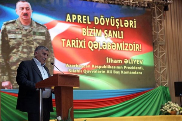 Aprel döyüşlərinin ildönümünə həsr olunmuş mərasim keçirilib Aprel döyüşlərinin ildönümünə həsr olunmuş mərasim keçirilib