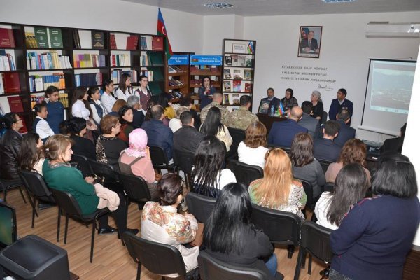 Sumqayıtda "Vətəni canından əziz tutanlar" adlı anım tədbiri keçirilib -FOTO