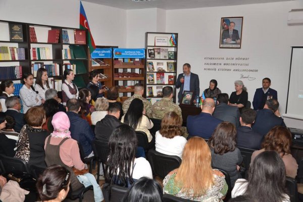 Sumqayıtda "Vətəni canından əziz tutanlar" adlı anım tədbiri keçirilib -FOTO