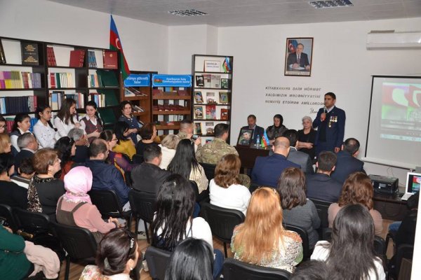 Sumqayıtda "Vətəni canından əziz tutanlar" adlı anım tədbiri keçirilib -FOTO