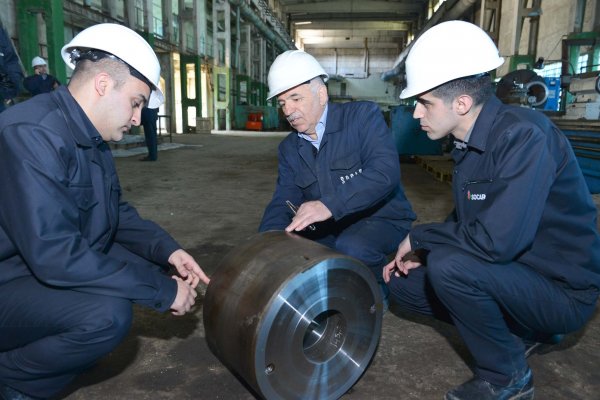 Gənc kadrlar "Azərikimya"da təcrübələrini uğurla davam etdirirlər - FOTOLAR