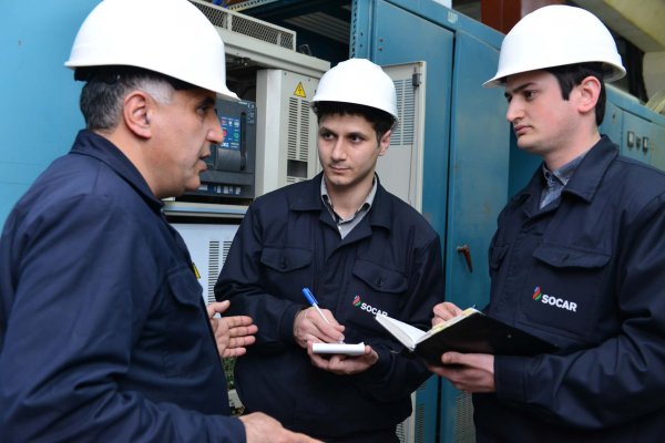 Gənc kadrlar "Azərikimya"da təcrübələrini uğurla davam etdirirlər - FOTOLAR