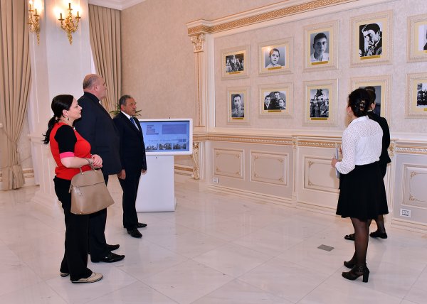 Belarusun mədəniyyət nazirinin müavini Vasili Çernik Sumqayıtda - FOTOLAR