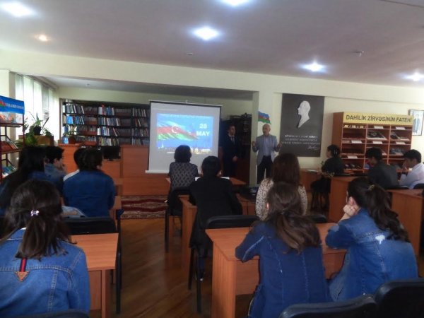 Sumqayıt Regional Mədəniyyət və Turizm idarəsinin tabe müəssisələrində 28 May Respublika  günü ilə bağlı silsilə tədbrlər keçirilib