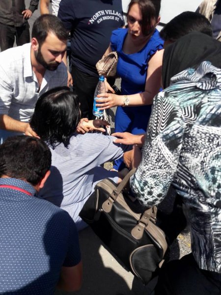 Bakıda sərnişinlə dolu iki avtobus toqquşdu - Yaralılar var