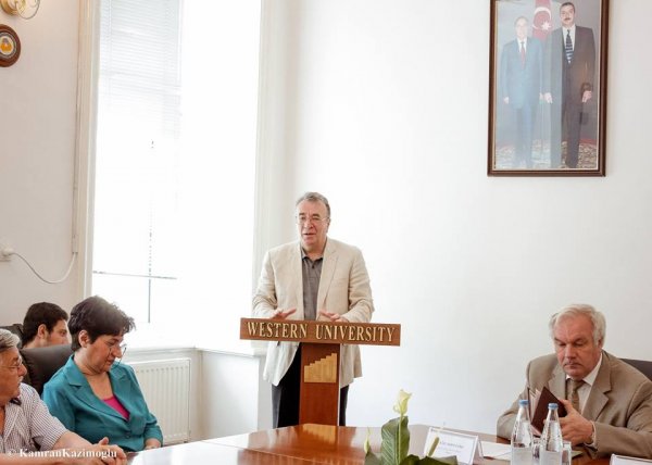 "Humboldt” mükafatının ilk azərbaycanlı laureatı Qərb Universitetində "Humboldt” mükafatının ilk azərbaycanlı laureatı Qərb Universitetində