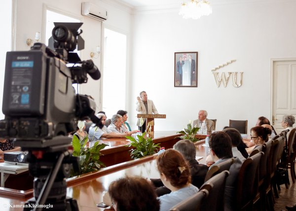 "Humboldt” mükafatının ilk azərbaycanlı laureatı Qərb Universitetində "Humboldt” mükafatının ilk azərbaycanlı laureatı Qərb Universitetində