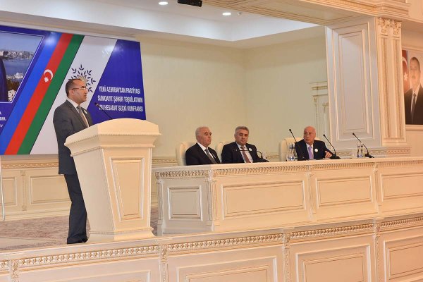 YAP Sumqayıt şəhər təşkilatının VIII konfransında hansı məqamlara toxunulub? - FOTOLAR YAP Sumqayıt şəhər təşkilatının VIII konfransında hansı məqamlara toxunulub? - FOTOLAR