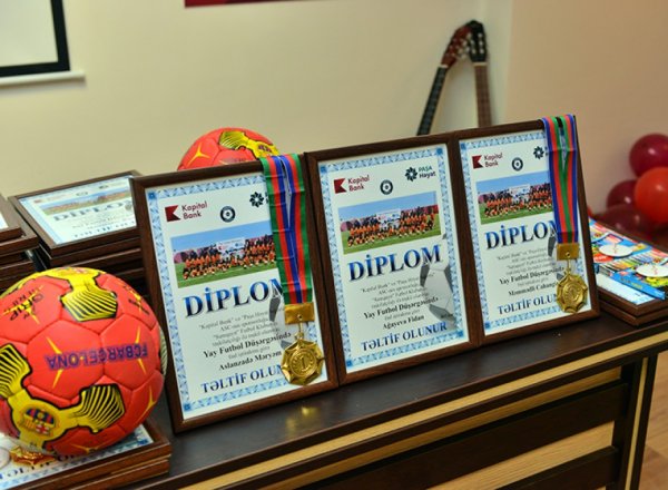Sumqayıt məktəbliləri üçün keçirilən “Yay futbol düşərgəsi” layihəsinin birinci mərhələsi başa çatıb Sumqayıt məktəbliləri üçün keçirilən “Yay futbol düşərgəsi” layihəsinin birinci mərhələsi başa çatıb