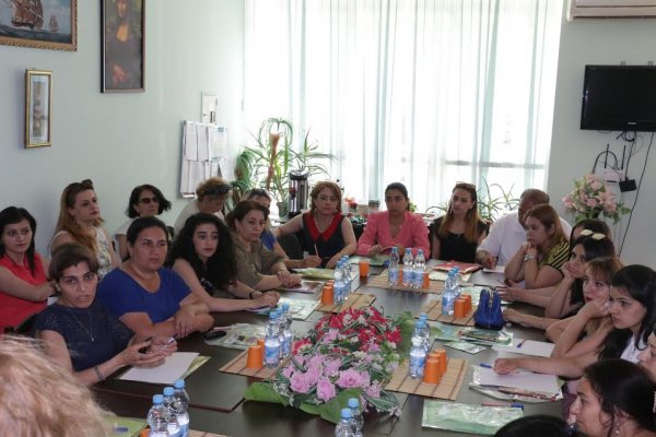 Sumqayıtda “İnsan alveri qurbanlarına psixoloji dəstək, etik davranış” mövzusunda təlim keçirilib  -FOTO