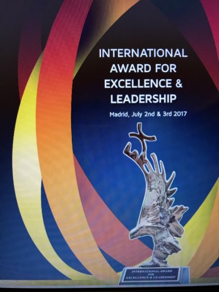 Sumqayıt Bulvarı “İnternational Award for Excellence & Lidership” mükafatına layiq görülüb