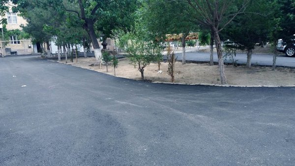 Sumqayıtda məhəllədaxili yollar asfaltlanır – FOTOLAR