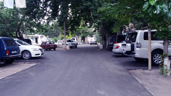 Sumqayıtda məhəllədaxili yollar asfaltlanır – FOTOLAR