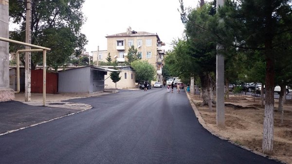 Sumqayıtda məhəllədaxili yollar asfaltlanır – FOTOLAR