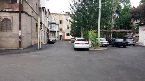 Sumqayıtda məhəllədaxili yollar asfaltlanır – FOTOLAR