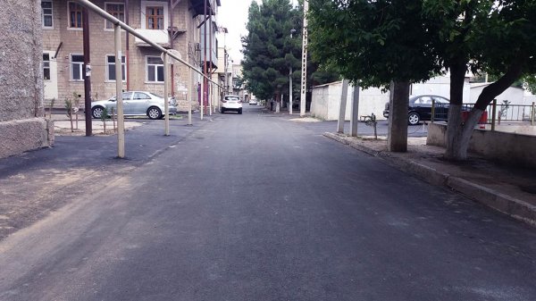 Sumqayıtda məhəllədaxili yollar asfaltlanır – FOTOLAR