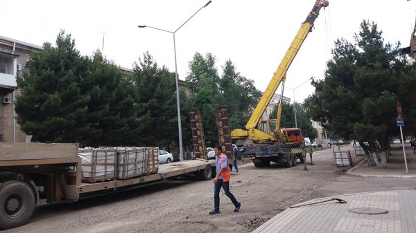 Sumqayıtda məhəllədaxili yollar asfaltlanır – FOTOLAR