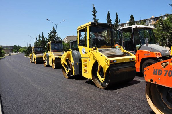 Sumqayıtda məhəllədaxili yollar asfaltlanır – FOTOLAR