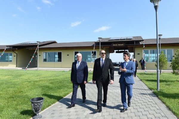 Prezident Pirallahıda açılış etdi-FOTOLAR Prezident Pirallahıda açılış etdi-FOTOLAR