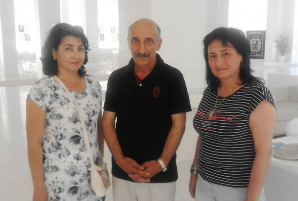 Özbəkistanlı tanınmış ziyalı Sumqayıtda qonaq olub - FOTOLAR