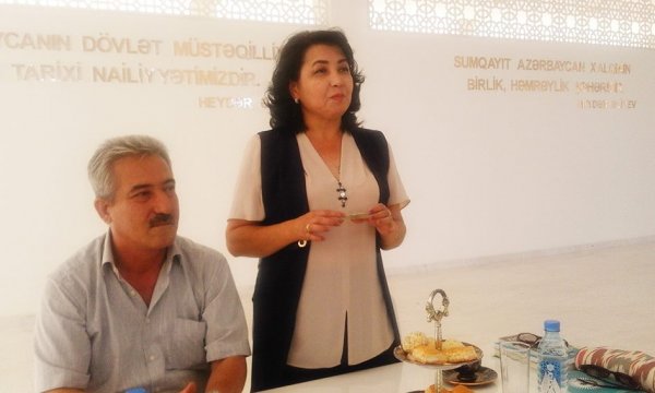 Özbəkistanlı tanınmış ziyalı Sumqayıtda qonaq olub - FOTOLAR