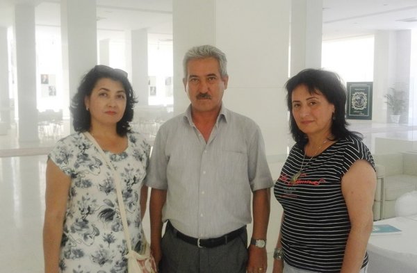 Özbəkistanlı tanınmış ziyalı Sumqayıtda qonaq olub - FOTOLAR