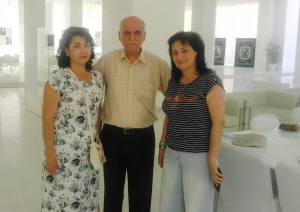 Özbəkistanlı tanınmış ziyalı Sumqayıtda qonaq olub - FOTOLAR