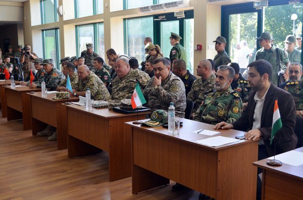 Azərbaycan tankçıları "Tank biatlonu" müsabiqəsinin püşkatma mərasimində iştirak ediblər - FOTO